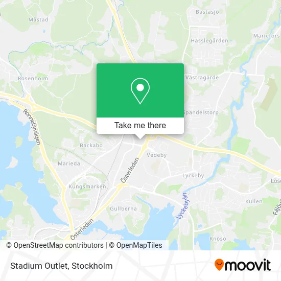 Stadium Outlet map