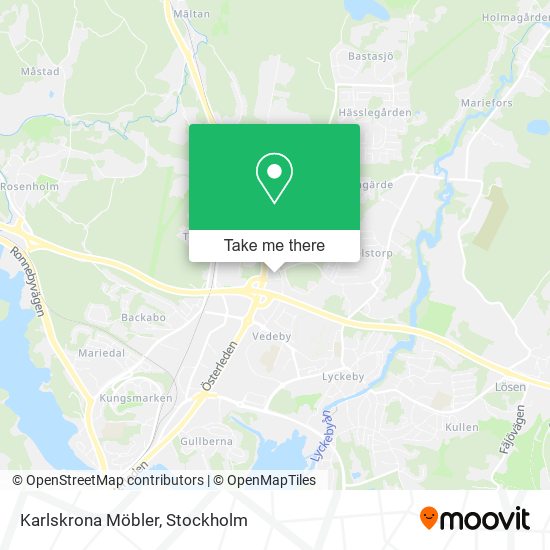 Karlskrona Möbler map