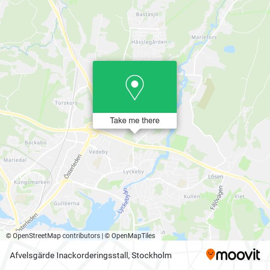 Afvelsgärde Inackorderingsstall map