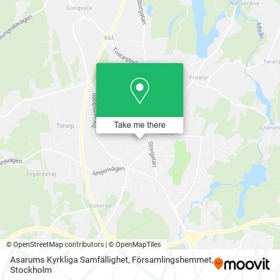 Asarums Kyrkliga Samfällighet, Församlingshemmet map