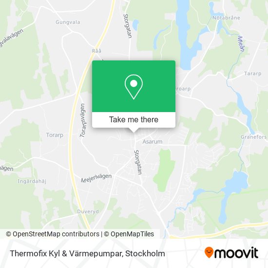 Thermofix Kyl & Värmepumpar map