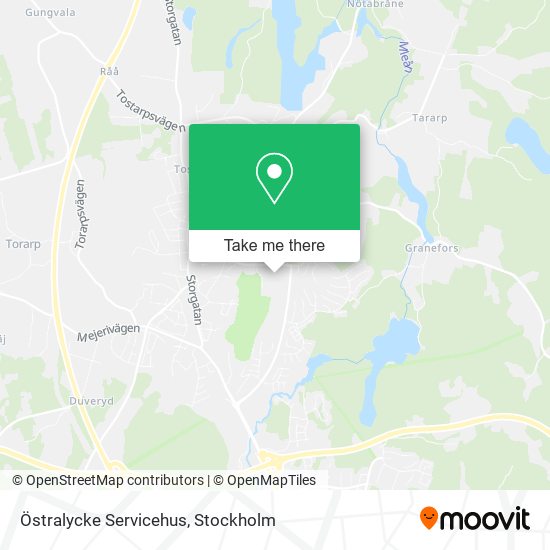 Östralycke Servicehus map