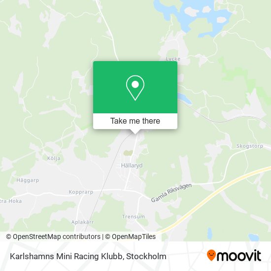 Karlshamns Mini Racing Klubb map