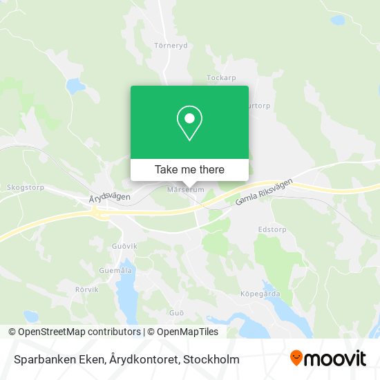 Sparbanken Eken, Årydkontoret map