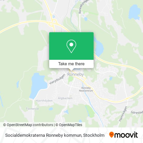 Socialdemokraterna Ronneby kommun map