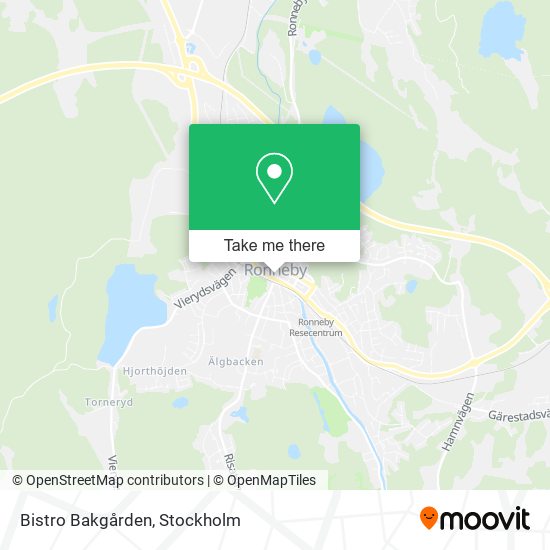 Bistro Bakgården map