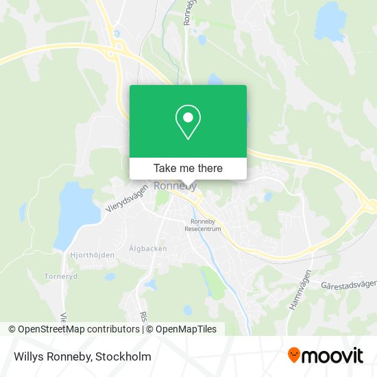 Willys Ronneby map