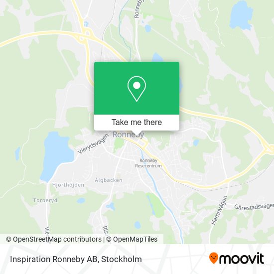 Inspiration Ronneby AB map