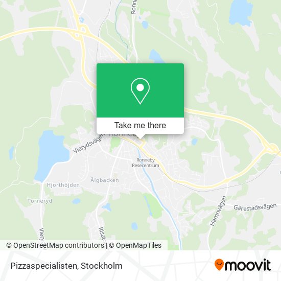 Pizzaspecialisten map