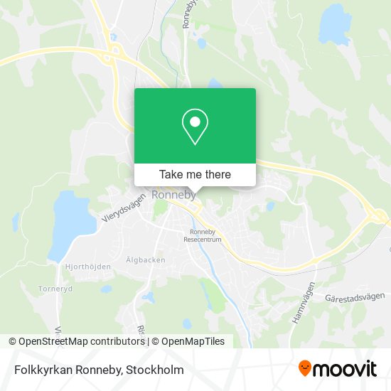 Folkkyrkan Ronneby map