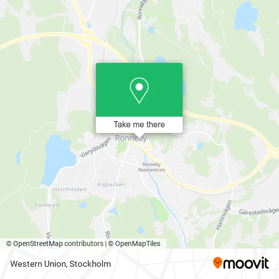 Western Union map