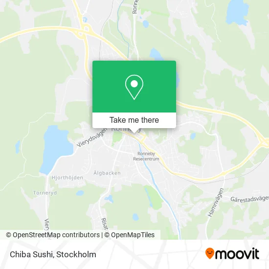 Chiba Sushi map