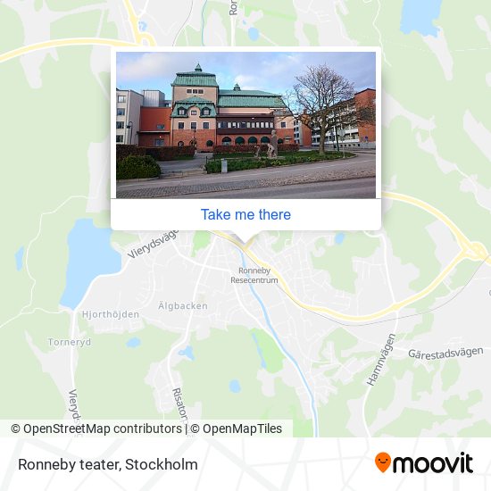 Ronneby teater map