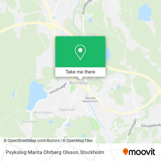 Psykolog Marita Ohrberg Olsson map