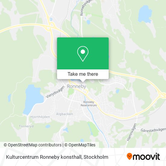 Kulturcentrum Ronneby konsthall map