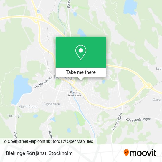 Blekinge Rörtjänst map