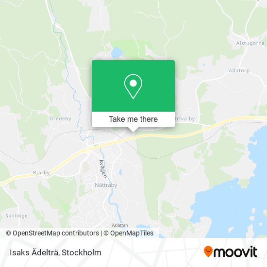 Isaks Ädelträ map