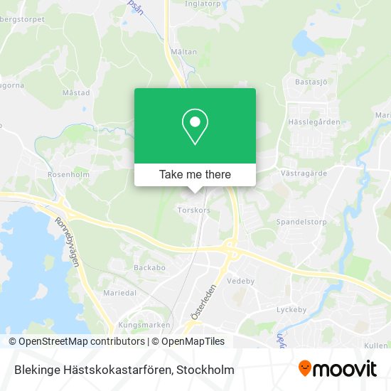 Blekinge Hästskokastarfören map