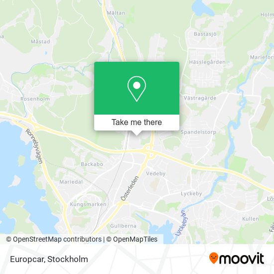 Europcar map