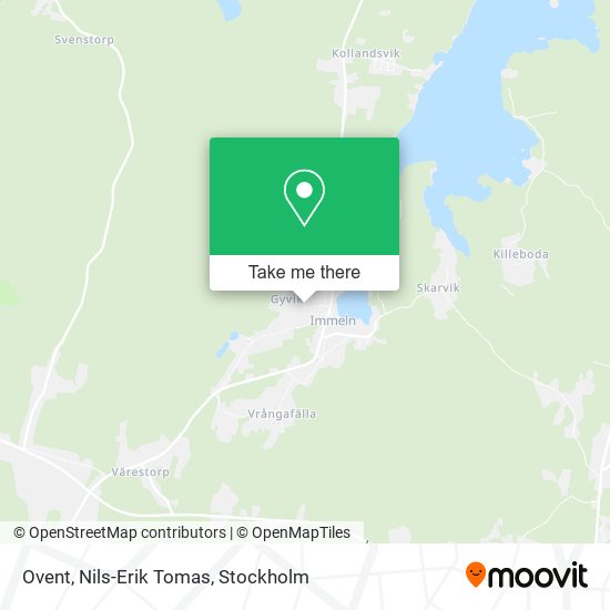 Ovent, Nils-Erik Tomas map