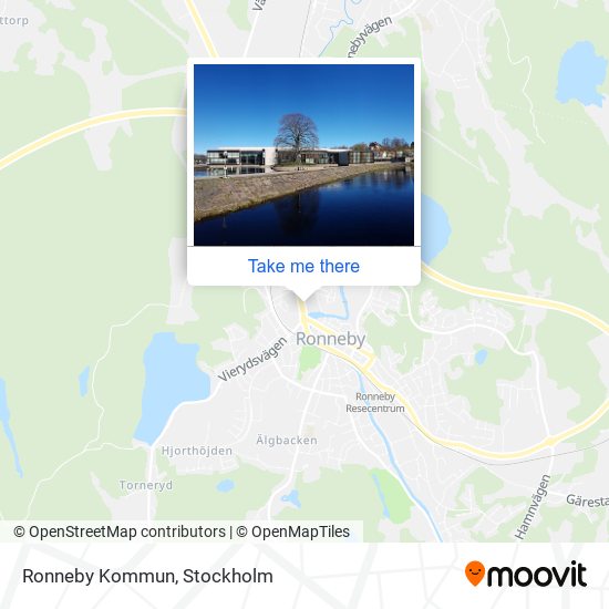 Ronneby Kommun map