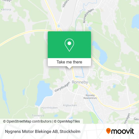 Nygrens Motor Blekinge AB map
