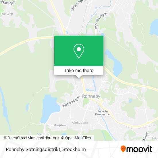 Ronneby Sotningsdistrikt map