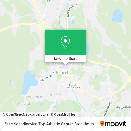 Stac Scandinavian Top Athletic Center map