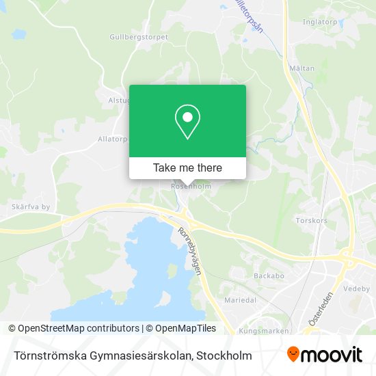Törnströmska Gymnasiesärskolan map