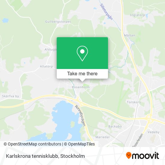 Karlskrona tennisklubb map