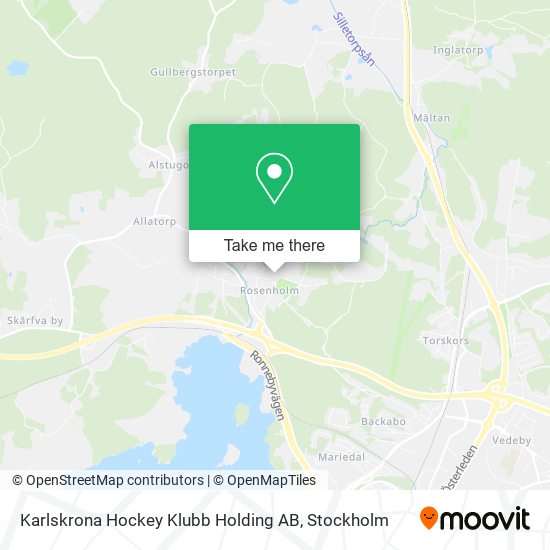 Karlskrona Hockey Klubb Holding AB map