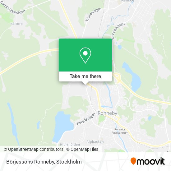 Börjessons Ronneby map