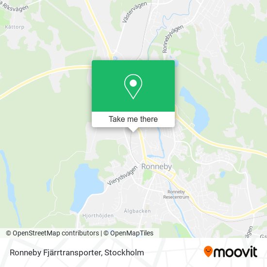 Ronneby Fjärrtransporter map