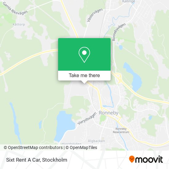 Sixt Rent A Car map