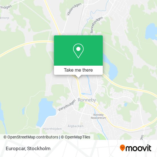 Europcar map