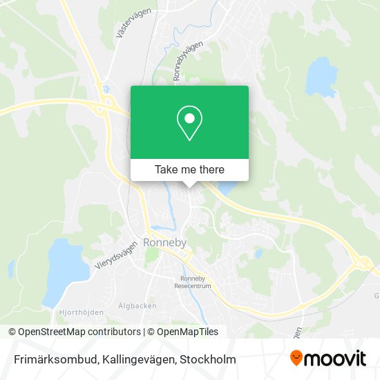Frimärksombud, Kallingevägen map