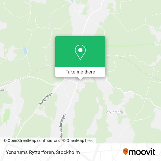 Yxnarums Ryttarfören map