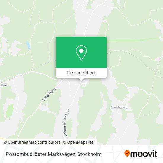 Postombud, öster Marksvägen map