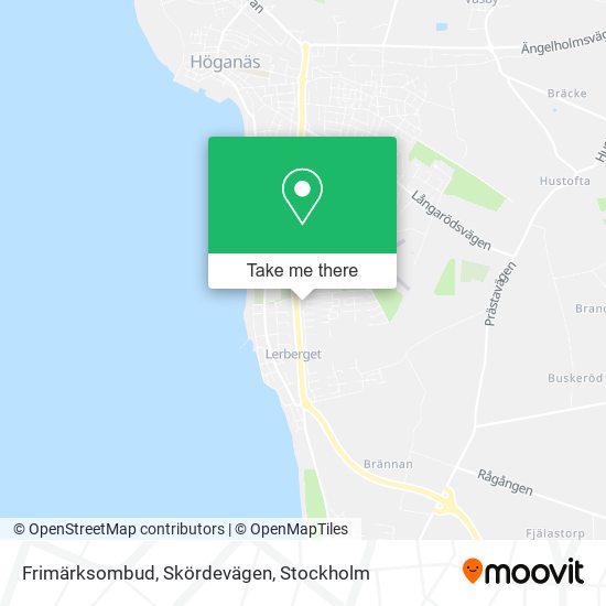 Frimärksombud, Skördevägen map