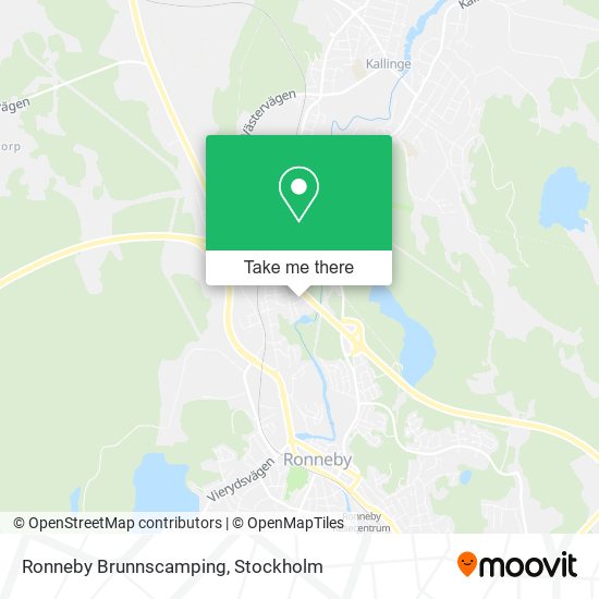 Ronneby Brunnscamping map
