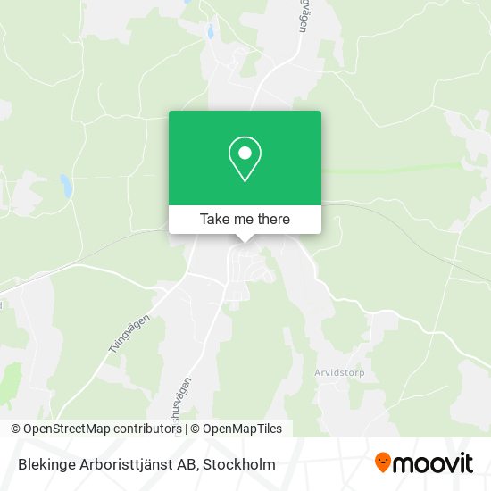 Blekinge Arboristtjänst AB map