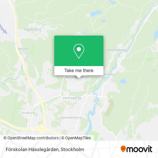 Förskolan Hässlegården map