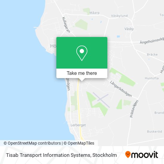 Tisab Transport Information Systems map