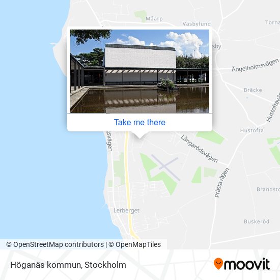 Höganäs kommun map