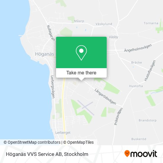 Höganäs VVS Service AB map