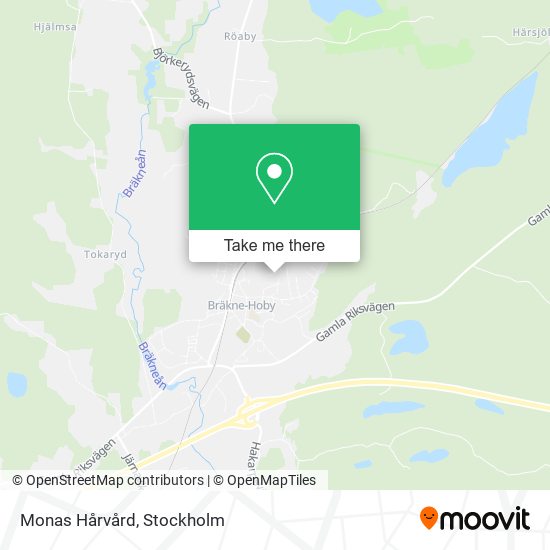Monas Hårvård map