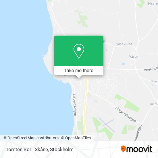 Tomten Bor i Skåne map