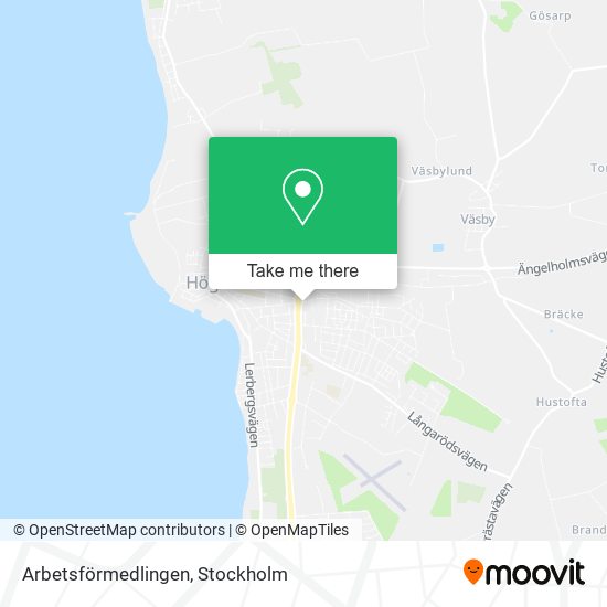 Arbetsförmedlingen map