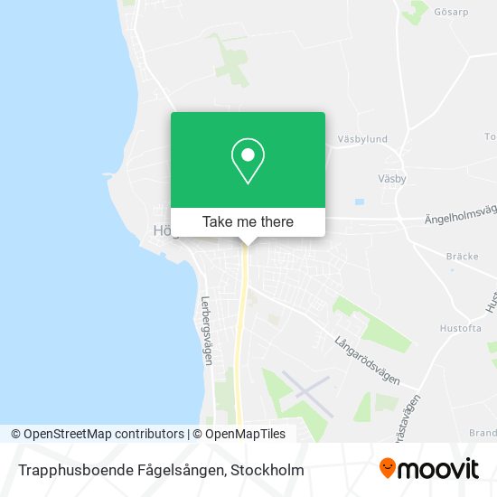 Trapphusboende Fågelsången map