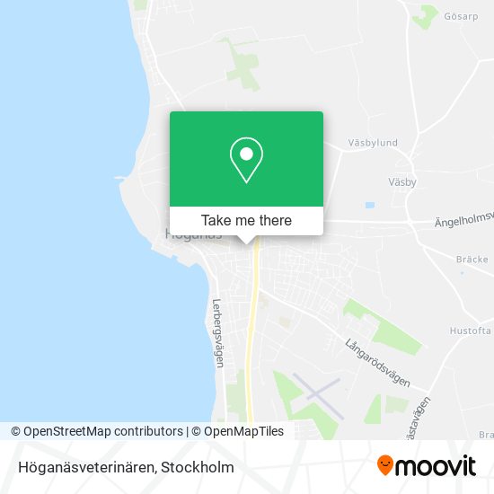 Höganäsveterinären map